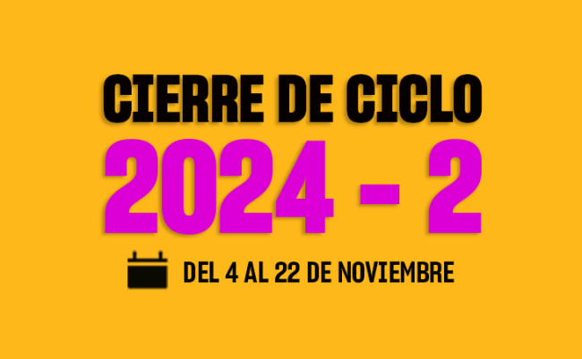 Cierre de ciclo 2024-2