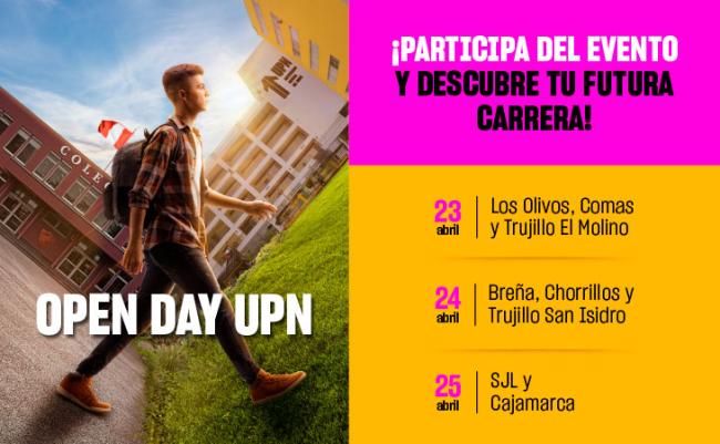 OPEN DAY - Abril