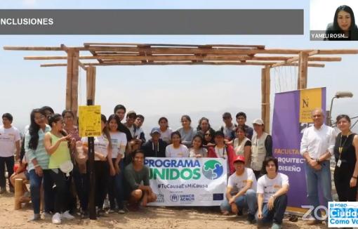 Proyecto llevado a cabo en el asentamiento humano Virgen de las Mercedes de Comas contó con la participación de 150 estudiantes de nuestra universidad.