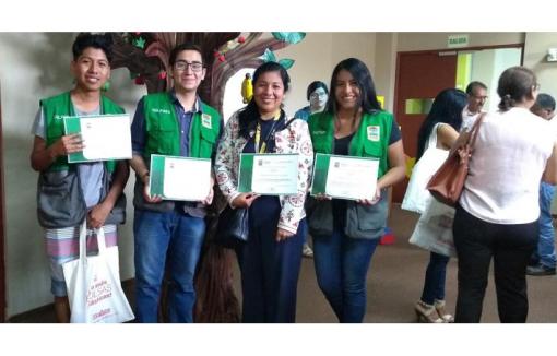 Nuestra universidad y estudiantes voluntarios de Ingeniería Ambiental fueron reconcidos por su compromiso con el cuidado ambiental. 