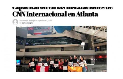 UPN: Universitarios peruanos se capacitaron en las instalaciones de CNN Internacional en Atlanta Lee la nota completa aquí: