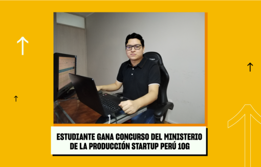 Estudiante gana el concurso de Startup Perú 10G con su emprendimiento LetyMind