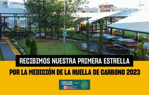 Recibimos la primera estrella del MINAM por la medición de nuestra huella de carbono 2023