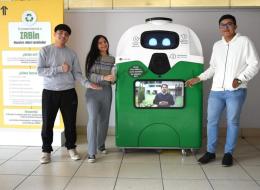 Conoce a IRBin, el nuevo robot reciclador que convive con nuestra comunidad académica